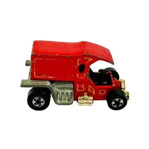 Vintage Hot Wheels Red T Totaller Truck 1976 Die-Cast Toy Car Ford Model T